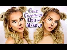 Last Minute Halloween Hair Makeup Tutorial Deer Costume Makeup Leighannsays Yo Deer Costume Makeup Halloween Makeup Tutorial Easy Deer Costume For Kids