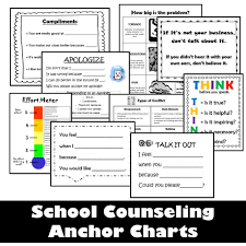 Counseling Anchor Charts The Responsive Counselor