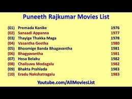 Puneeth Rajkumar Movies List Youtube Welcome to the official rajkumar hirani films page. puneeth rajkumar movies list