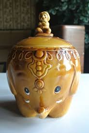 Antique Elephant Cookie Jar By Giftcraft Japan Cookie Jars Vintage Cookie Jars Elephant Cookies This unusual example of elephant home décor can stash your sugar, tea, coffee or cookies.