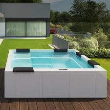 Badepool Maya 260x205 Mit Ghost System Und Beleuchtung Bad Design Pool Whirlpool
