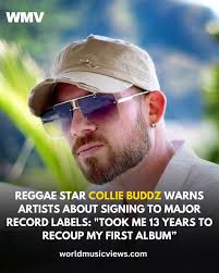 Bermudian reggae artist Collie Buddz says he will never sign another record  deal after being made a raw deal by Sony Music in the early parts of his  career. The 39 year