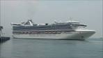 Golden Princess Sail-Away From Singapore for Drydock