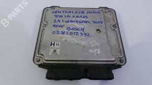 With entry & start system: Engine Control Unit Ecu Toyota Yaris P9 1 4 D 4d Nlp90 0281012332 B Parts
