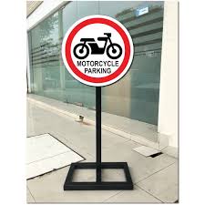 Maybe you would like to learn more about one of these? Motorcycle Parking Sign Board With Metal Stand Size 460mm L X320mm W X1194mm H Shopee Malaysia