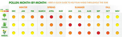 month by month allergy guide ira childrens clinic