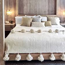 moroccan pom pom blankets l aviva home home decor bedroom decor home