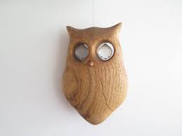 Vintage Carved Wood Owl W Bead Eyes Wooden Bird Figurine Swedish Scandinavian Collectible Hanging Decor 244 13 Wooden Bird Wood Owls Hanging Decor