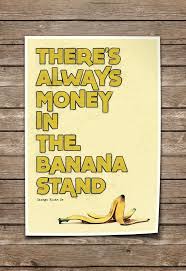 Kit there's always money in the banana stand, arrested development, funny cross stitch embroidery diy kit for adults, modern needlepoint. There S Always Money In The Banana Stand Arrested Development Poster On Etsy Arrested Development Funny Commercials Banana Stand