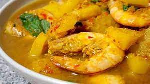 Bingung bagaimana mengolah resep masakan udang yang enak? Udang Masak Kuning Steemkr