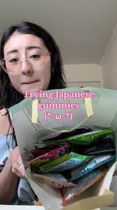 Sorry that my hair looks wet, I just showered 🙇🏻‍♀️ i don't know why i  thought I could do this in under a minute, pt. 2 is up #japanesecandy  #gummy #japanesegummies
