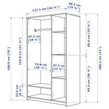 Commercial slim wardrobe cupboards come in 7 door and 3 frame colours, 1 hanging rail and 1 top shelf with a 85kg load capacity cupboard dimensions: Brimnes Wardrobe With 3 Doors Black 46x74 3 4 Ikea