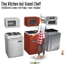 As you can see, a kitchen is probably one of the most complex sets you can make for the sims 4. Around The Sims 4 Custom Content Download Kitchenette For Tiny Houses