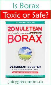 Is Borax Toxic Or Safe Detergent Booster Borax Borax Uses