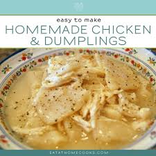 Super Easy Homemade Chicken And Dumplings Recipe Eat At Home In 2020 Homemade Chicken And Dumplings Dumpling Recipe Easy Chicken Dumpling Recipes