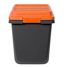 Maybe you would like to learn more about one of these? Hefty Hi Rise Heavy Duty 32 Qt Latch Storage Bins Orange Gray Walmart Com Walmart Com