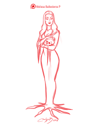 They have a daughter named patricia addams who is beloved in the addams household. Melissa Ballesteros Morticia Addams Fan Art