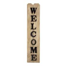 Metal kitchen signs vertical rectangle welcome. Welcome Signs Wood Wall Art Target