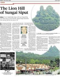 2, jalan p.j.u 1a/7 47301 ara damansara selangor, malaysia strategic operating unit (sou 3) elphil palm oil mill jalan lintang, sungai siput utara 31100 sungai siput, perak, malaysia The Lion Hill Of Sungai Siput Klik