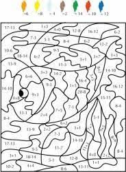 jeu de coloriage numerote chiffres et mer n 5 jeux magique ce1  pages coloriages