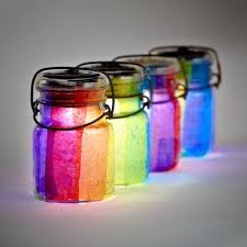 Make Mason Jar Lanterns By Decorating Mason Jars With Tissue Paper Fun Craft To Make For Earth Hour Except I D Mak Light Crafts Solar Light Crafts Mason Jars