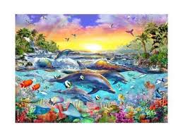 Tropical Cove Art Print Adrian Chesterman Art Com Vermont Christmas Company Art Art Prints