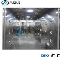 Industrial Stainless Steel Air Shower Specialized for Food Industry Processing Plants