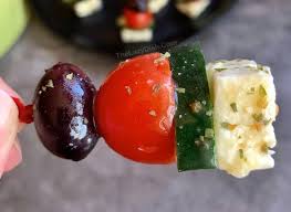 There is no cooking involved, you can make these in just a few minutes, and they are super easy to assemble. Greek Salad Skewers An Easy Make Ahead Party Appetizer