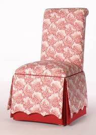 The thing i really like about them is that you can take off the covers and wash them and with sophisticated design, the muse upholstered chair uses comfortable elegance to help you and your guests feel right at home. Roll Back Parsons Chair With Scalloped Skirt