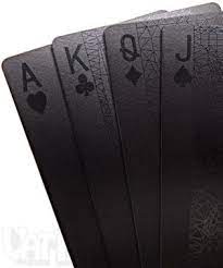 52 cards deck basically consist of 4 suits: Deck Of Black Cards Black Playing Cards Black Card Playing Cards Design