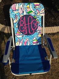 Lilly Pulitzer Inspired Monogram Beach Chair Beach Monogram Monogram Lilly Pulitzer Inspired