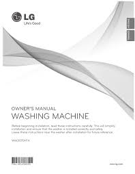 De error on samsung washing machines (usually) means that the door is open. Lg Wm3070hwa Owner S Manual Pdf Download Manualslib