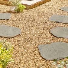 Use concrete and simple forms to make amazing diy stepping stones! Kelkay Borderstone Random Stepping Stone Rustic Sage 550 X 400mm