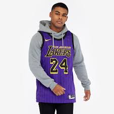 Bryant flew through the air in 1997 wearing this purple kit, dropping hammers to win the slam dunk contest at only 18 years old. Mens Replica Nike Nba Kobe Bryant Los Angeles Lakers City Edition Swingman Jersey Field Purple Jerseys