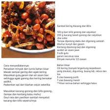 #6 tempe goreng kicap pedas imej via facebook. Ikan Bilis Dan Tempe Goreng Resepi Masakan Semudah Abc Facebook