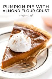 Vegan Pumpkin Pie With Almond Flour Pie Crust Simply Quinoa Recipe Vegan Pumpkin Pie Vegan Pumpkin Pie Recipe Thanksgiving Pumpkin Pie Recipes
