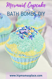 If you want to stick to making regular bath bombs, check out make your own lush inspired bath bombs. Mermaid Cupcake Bath Bombs Diy Hip Mama S Place