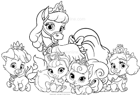 Explore 623989 free printable coloring pages for you can use our amazing online tool to color and edit the following palace pets coloring pages. Drawing Palace Pets Coloring Page