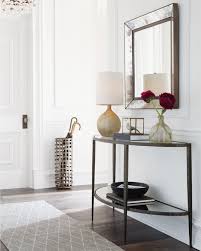 Clairemont Demilune Console Table Mirror Wall Living Room Mirror Wall Rustic Wall Mirrors