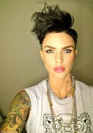 Edgy ruby rose short hair. Ruby Rose S Hairstyle Inspired By Kramer Ahead Of New York Fashion Week Daily Mail Online