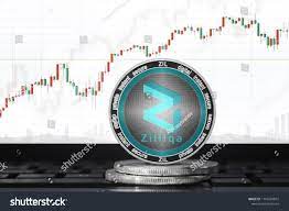 Zilliqa Zil Cryptocurrency Zilliqa Coin On The Background Of The Chartcryptocurrency Zil Zilliqa Chart Photo Editing Cryptocurrency Photography Tutorials