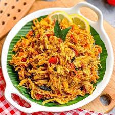 Resep Ayam Suwir Pedas Bumbu Cara Membuat Ayam Suwir Pedas Manis Ala Hajatan Askcaraa