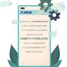 Lamar lowongan ini dengan mudah, perusahaan ini responsif . Atejacareer Home Facebook