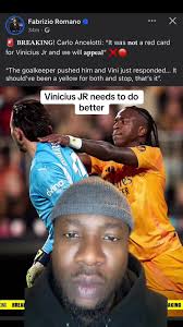 Vinicius Junior Red Card Against Valencia