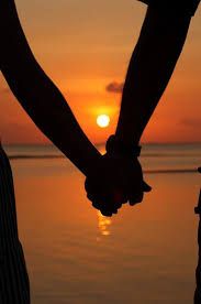 Image result for images couple hold hands silhouette
