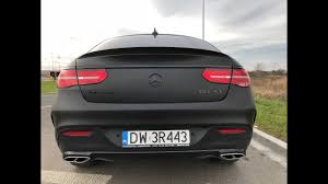 Wrapped Mercedes Gle Coupe 43 Amg Kpmf Black Satin Mat Wrap Youtube