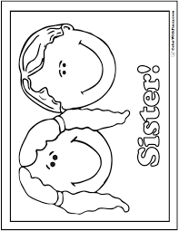 Happy birthday sister coloring page. 55 Birthday Coloring Pages Printable And Customizable