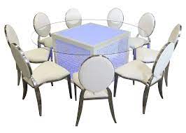 Travo dining table by sedit is a uniquely designed dining table, with an elliptic glass top and an old fir base made out of old farmhouse beams. Mashrabiya Round Glass Table Rental In Dubai Abu Dhabi Uae