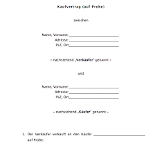 15 kaufvertrag für anhänger zum ausdrucken liber ate. Muster Zum Download Kaufvertrag Kauf Auf Probe