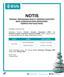 Tarikh akaun dibuka nombor akaun bank cop bank. Bsn Malaysia Notis Terkini Perubahan Waktu Operasi Kaunter Bagi Cawangan Bsn Sepanjang Tempoh Pkp Dan Pkpb Bsnmalaysia Facebook